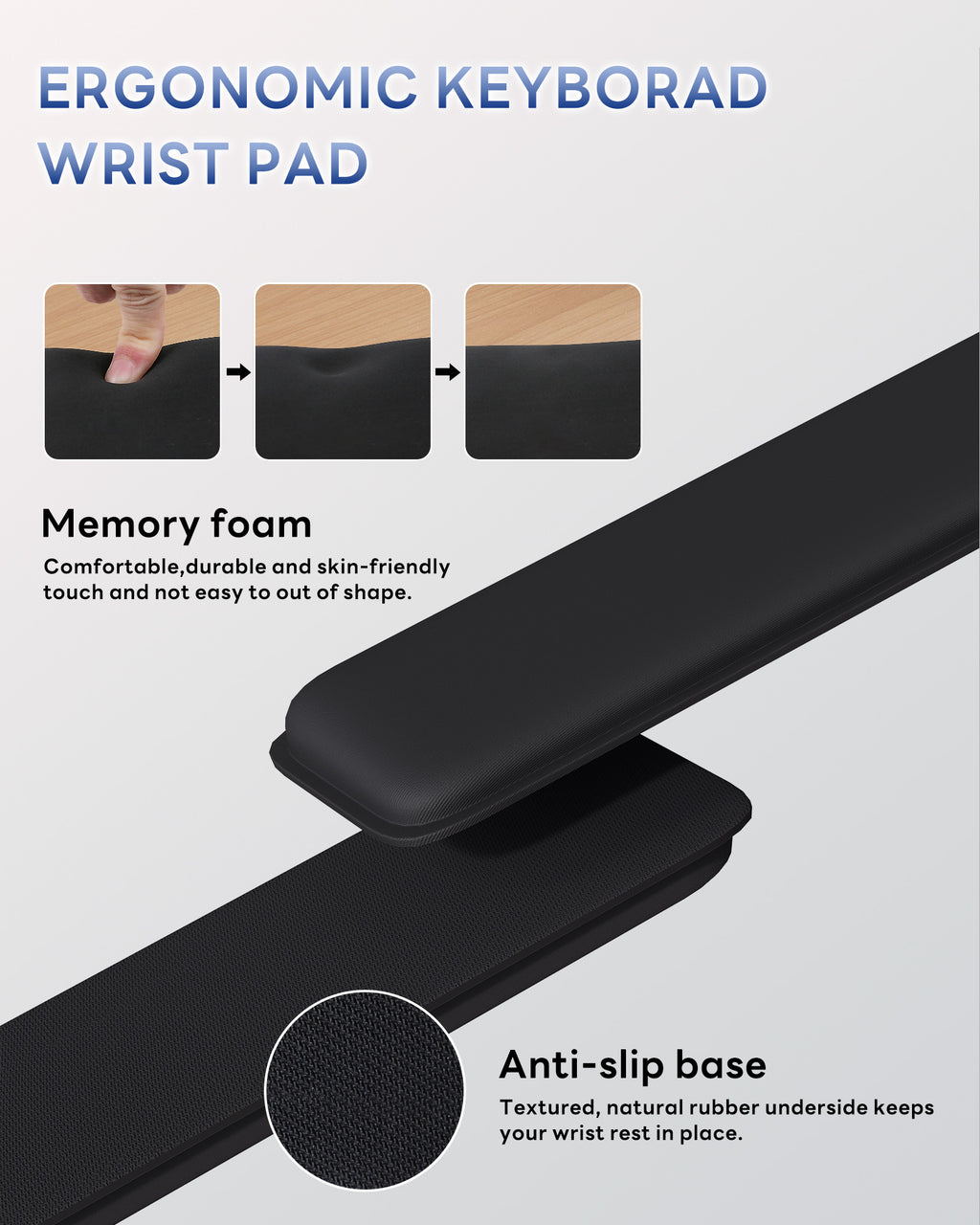 Laborio Keyboard Stand with Wrist Rest