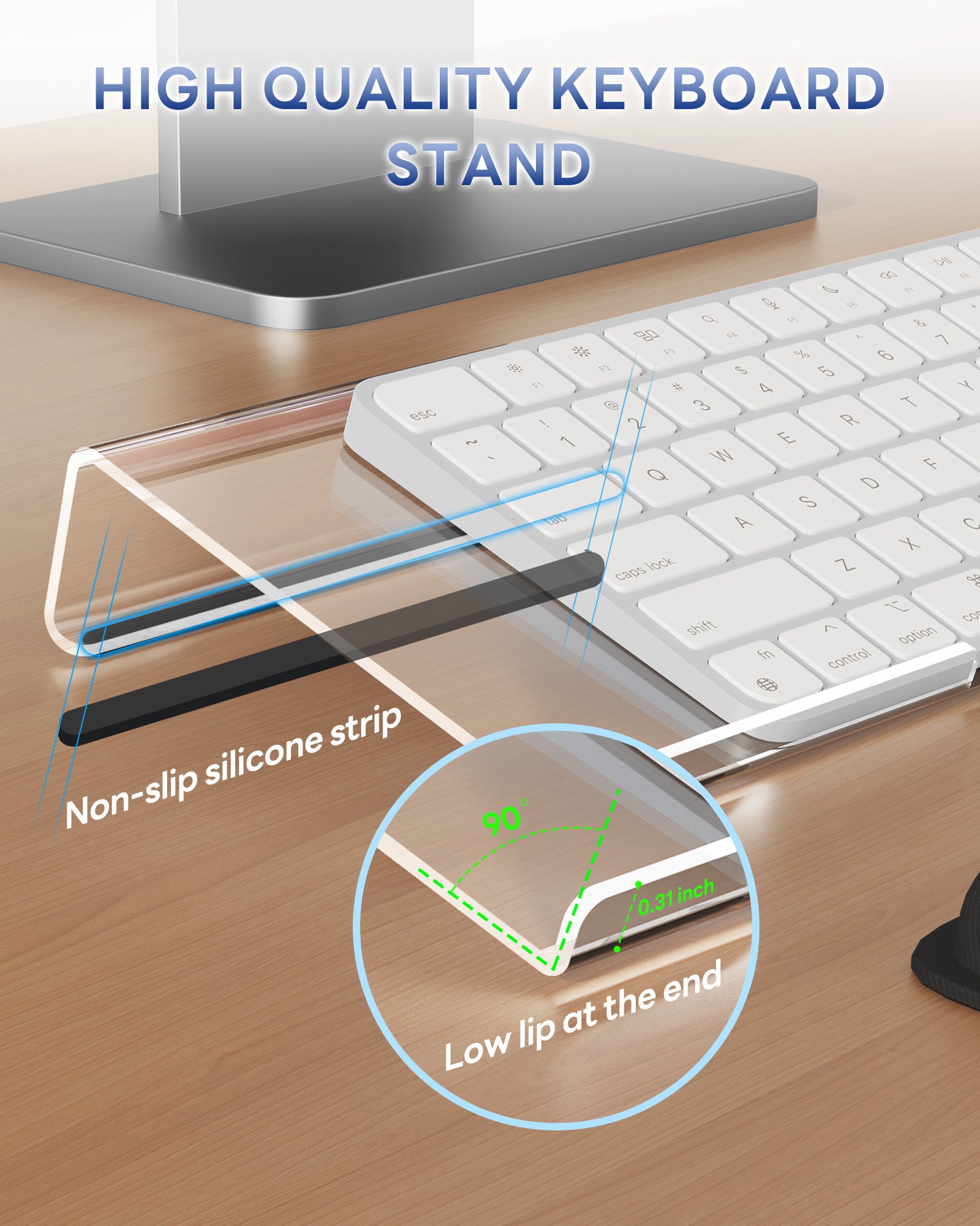 Laborio Keyboard Stand with Wrist Rest