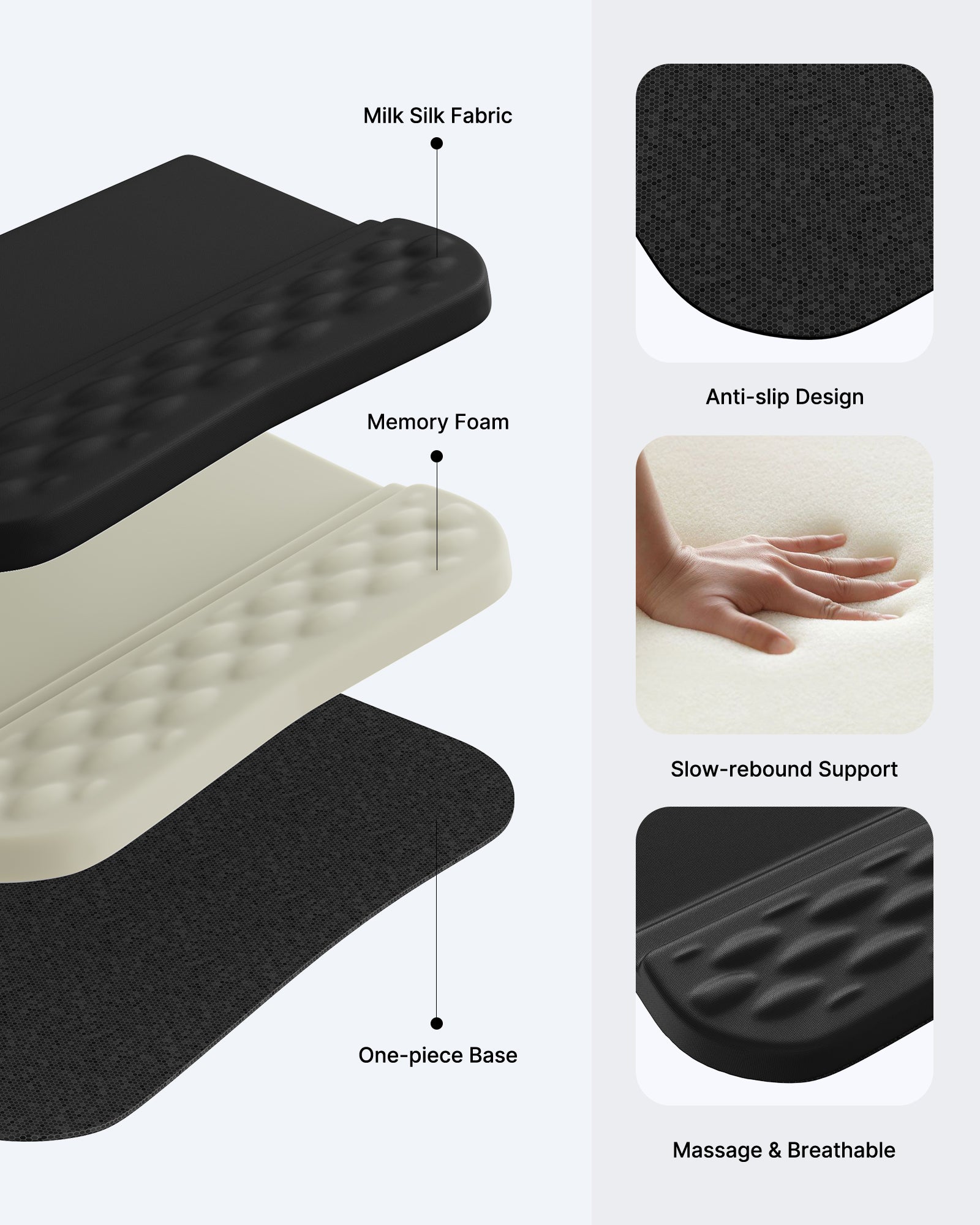 Keyboard Wrist Rest Stand for Desktop
