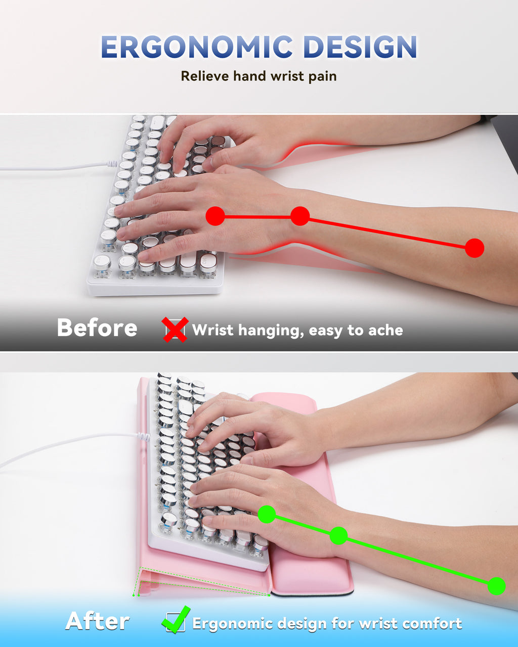 Computer Keyboard Stand for Desktop